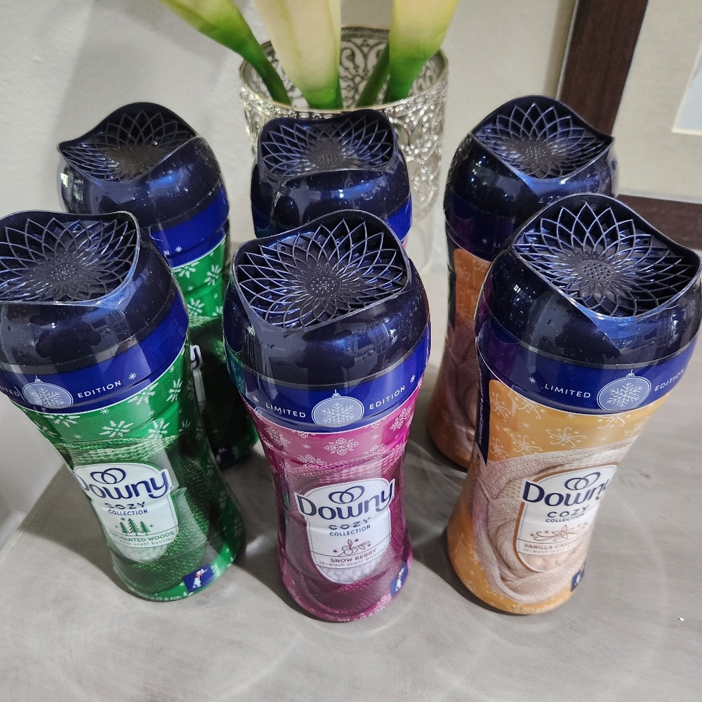 6 New Downy‎ Limited Edition Cozy Holiday In Wash Scent Booster Beads - Picture 2 of 6